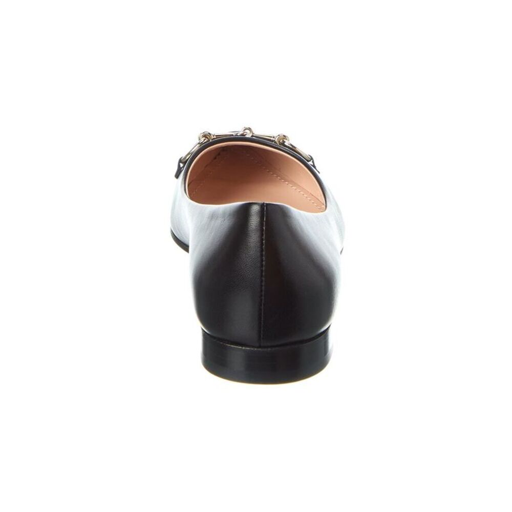 Gucci Horsebit Leather Ballerina Flat, Black - Picture 3 of 5